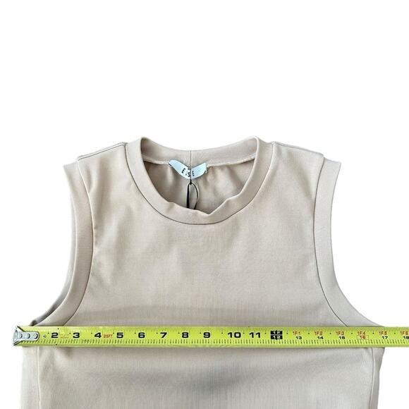 ESSE STUDIOS Split Tank Top Tunic US 8 /AU 12 Longline  Layering Minimalist NWT - Picture 7 of 10